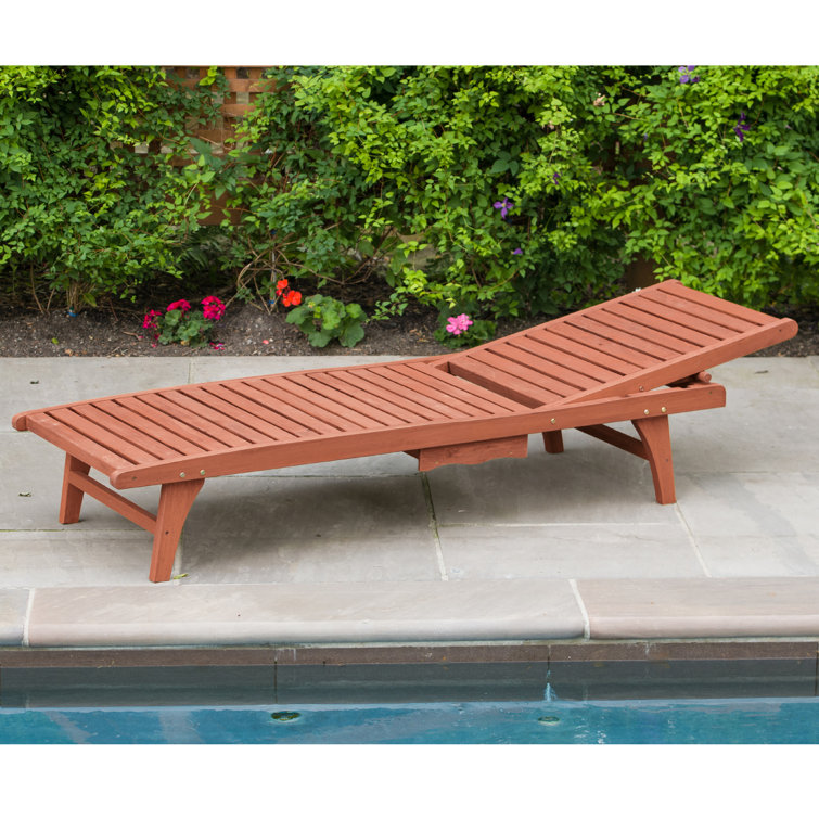 Leisure Season New Collection 3131 Outdoor Cedar Chaise Lounge